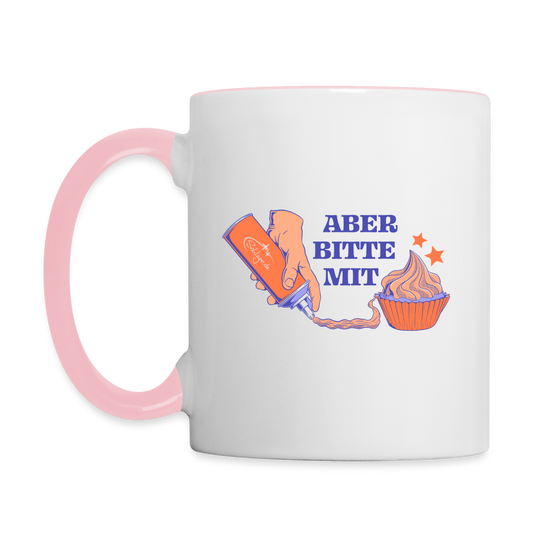 Aber bitte mit... - Tasse - Weiß/Pink