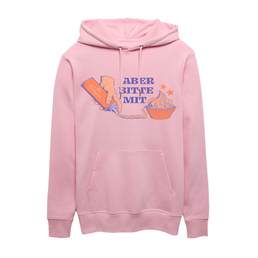 Aber bitte mit... - Unisex Bio Hoodie - Hellrosa