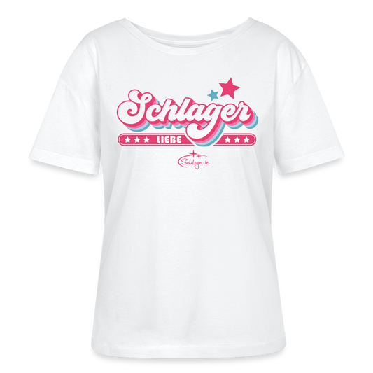 Schlager Liebe - Frauen Bio T-Shirt - Weiß